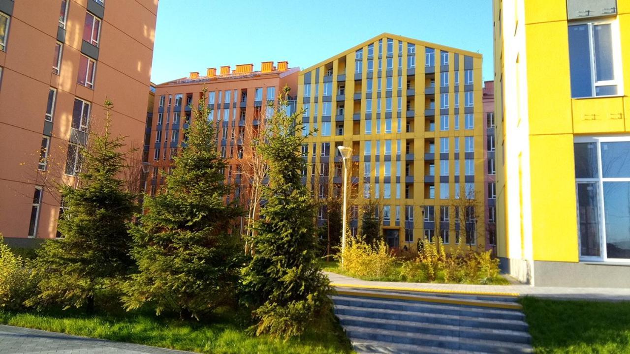 Loft Studio Apartment In The Gated Residential Complex Comfort Town Кт-05 基輔 外观 照片